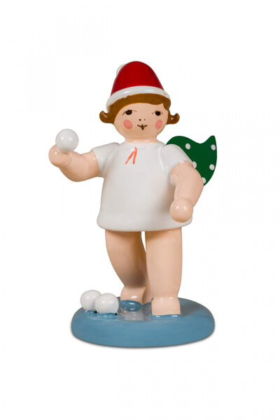 Ellmann - Weihnachtsengel - Schneeballwerfer mit Mütze