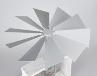 Luma - Pyramide das weiße YANG HOCH silber