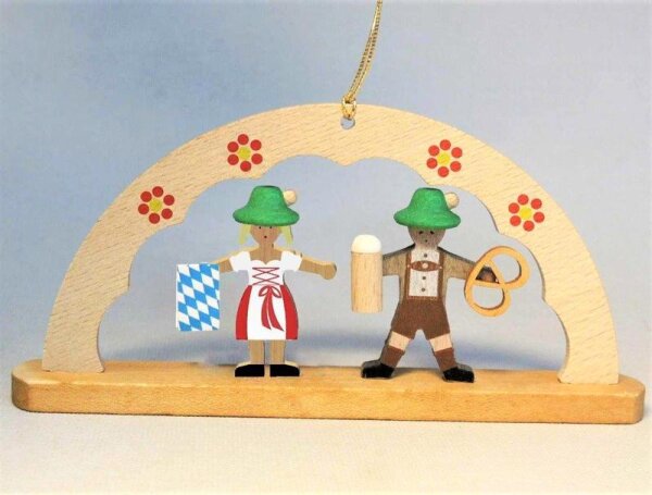 Richard Glässer - Baumbehang Schwibbogen Oktoberfestbesucher