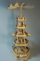 Richard Glässer - Pyramide Christi Geburt bunt 4-st....
