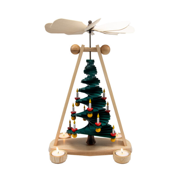 Spielwarenmacher Günther - Pyramide Stufenbaum (Teelicht) 40 cm
