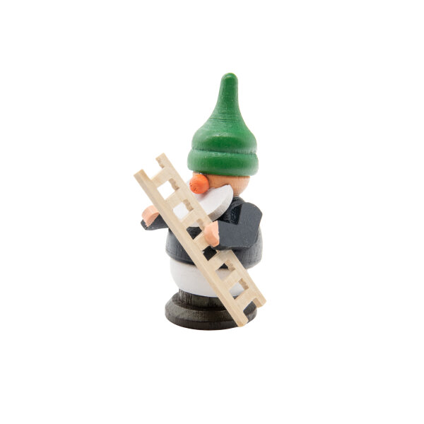 Spielwarenmacher Günther - Zwerg mit Leiter 6 cm