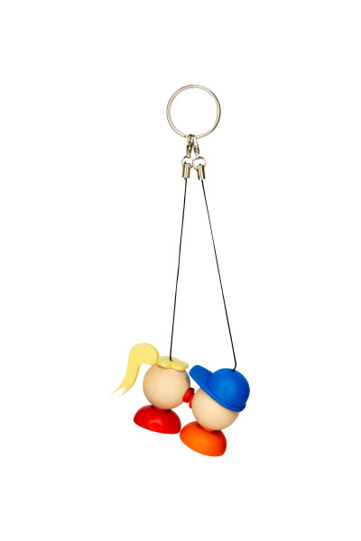 Spielwarenmacher Günther - Liebespaar Mütze/Blond (Paar) 4 cm