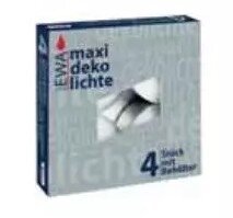 Maxi Teelichter Pack je 4 Stück 2 cm