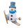 Hobler - Schneemann Fritz mit Ski