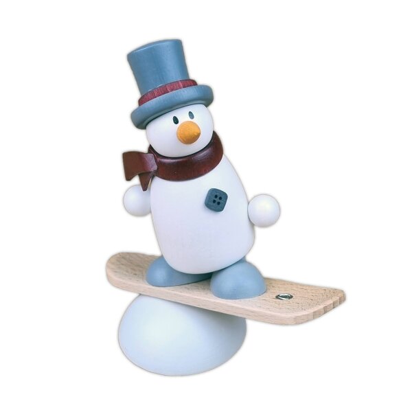 Hobler - Schneemann Fritz mit Snowboard