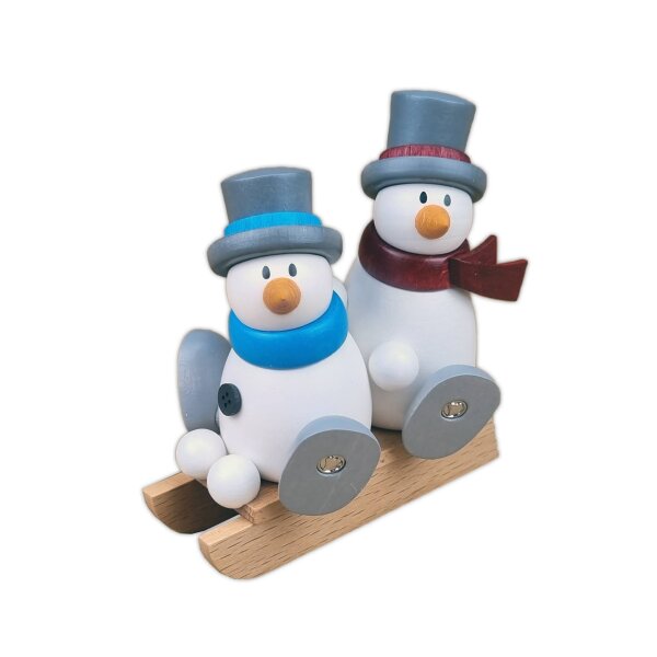 Hobler - Schneemann Fritz Fritz & Otto auf Schlitten