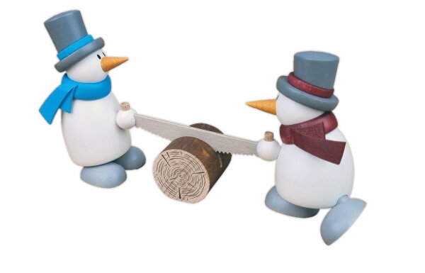 Hobler - Schneemann Fritz mit Schrotsäge