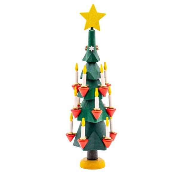 Spielwarenmacher Günther - Romantischer Christbaum einzeln 13 cm