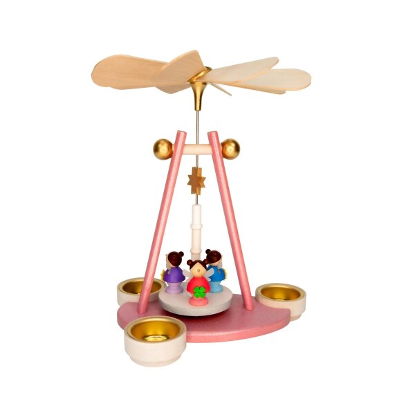 Spielwarenmacher Günther - Glitzer-Kugelpyramide Feenwelt (Teelicht) 26 cm