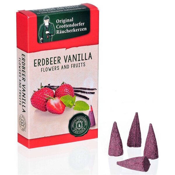 Crottendorfer Räucherkerzen - Erdbeer Vanilla