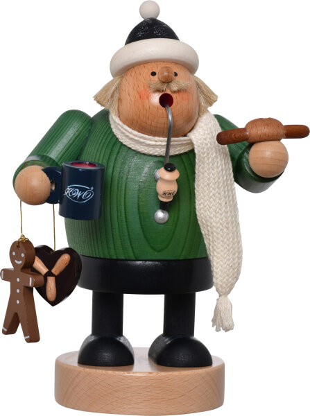 KWO - Räuchermann Weihnachtsmarktbesucher, 20 cm