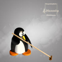 Hennig Figuren - Pinguin Schrubbi
