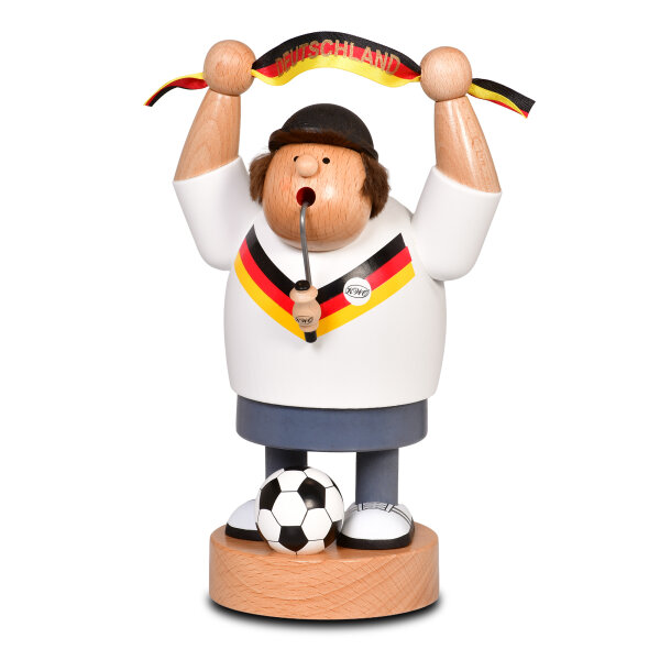 KWO - Räuchermann Fußballfan, 20 cm