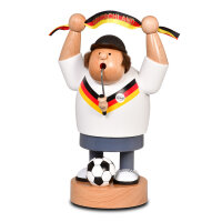 KWO - Räuchermann Fußballfan, 20 cm