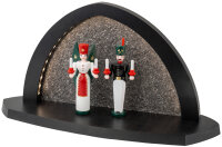 Schalling - Gesteinsbogen 21x40x13cm anthrazit LED...