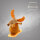 Hennig Figuren - Elch mit Snowboard