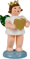 Ellmann - Engel mit goldenen Herz, mit Krone