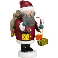 Seiffener Volkskunst eG - Räuchermännchen Weihnachtsmann 19 cm