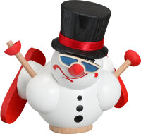 Seiffener Volkskunst eG - Kugelräucherfigur Cool-Man Skisturz 11 cm