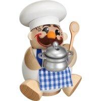 Seiffener Volkskunst eG - Kugelräucherfigur Koch  12 cm