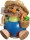 Seiffener Volkskunst eG - Kugelräucherfigur Gärtner  12 cm