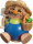 Seiffener Volkskunst eG - Kugelräucherfigur Gärtner  12 cm