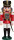 Seiffener Volkskunst eG - Nussknacker Husar rot 37 cm