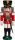 Seiffener Volkskunst eG - Nussknacker Husar rot 28 cm
