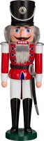 Seiffener Volkskunst eG - Nussknacker Husar rot 50 cm