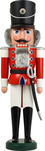 Seiffener Volkskunst eG - Nussknacker Husar rot 60 cm