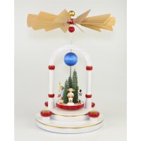 Werkstätten Flade - Pyramide, weiß/ rot