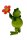 Drechslerei Martin - Frosch Freddy mit Blume, rot