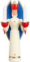 Seiffener Volkskunst eG - Traditionsfiguren Engel farbig bemalt 25 cm