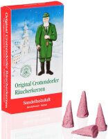 Crottendorfer Räucherkerzen - Sandelholzduft 100 Pack.