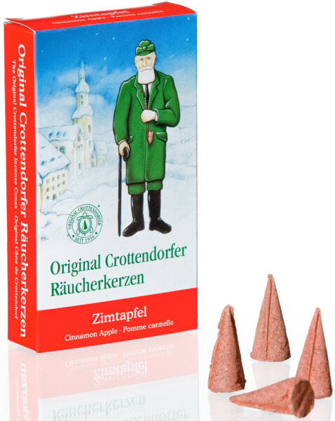 Crottendorfer Räucherkerzen - Zimtapfel 100 Pack.