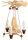Seiffener Volkskunst eG - Nadelpyramide Rehe 25 cm