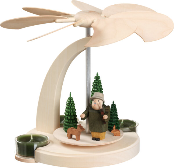 Seiffener Volkskunst eG - Bogenpyramide klein Waldmotiv 18 cm