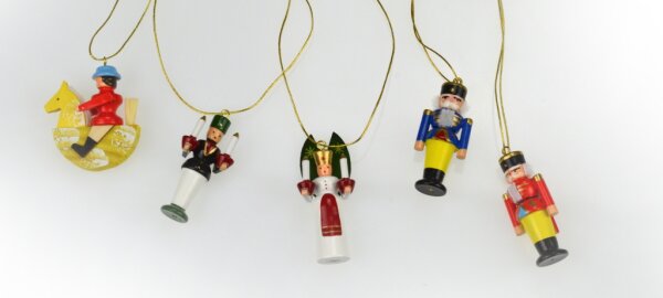 Wolfgang Braun - Miniatur Baumbehang, erzgebirgische Miniaturen, fünfteilig