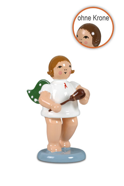 Ellmann - Engel mit Stielkastagnette ohne Krone