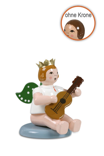 Ellmann - Engel flach sitzend mit Gitarre ohne Krone