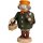 Seiffener Volkskunst eG - Räuchermännchen Pilzsammler 19 cm