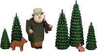 Seiffener Volkskunst eG - Miniaturen Jägergruppe 8 cm