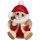 Seiffener Volkskunst eG - Kugelräucherfigur Nikolaus in rot gold 11 cm