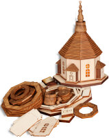 Seiffener Volkskunst eG - Bastelset Seiffener Kirche mit...