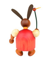 Drechslerei Martin - Hase mit Blume rot
