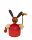 Drechslerei Martin - Hase mit Blume sitzend rot