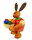 Drechslerei Martin - Hase mit Osternest rot, groß maxi