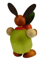 Drechslerei Martin - Hase mit Möhre grün, groß maxi
