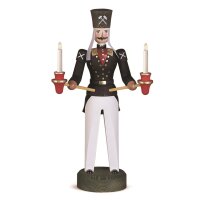 Günter Reichel - Engel und Bergmann ohne Joch, lasiert, elektrisch, 70 cm